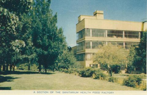 A section of the Sanitarium Health Food Factory, Warburton