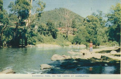 Swimming pool on the Yarra at Warburton