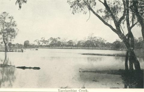 Yarriambiac Creek, Warracknabeal, 1925