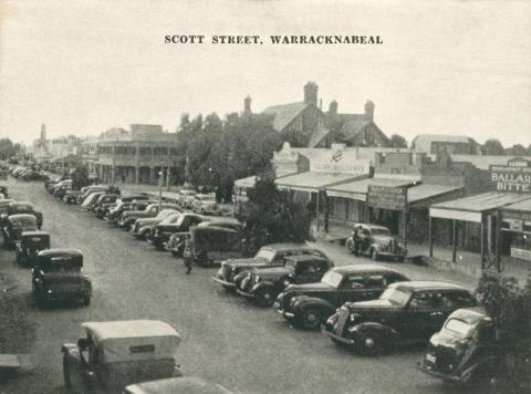 Scott Street, Warracknabeal, 1945