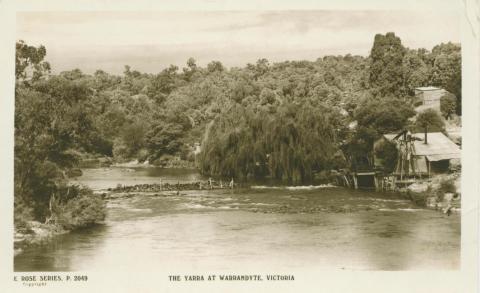 The Yarra at Warrandyte, 1921