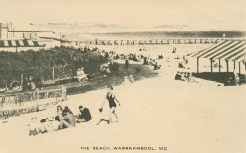 The Beach, Warrnambool, 1945