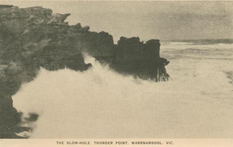 The Blow-Hole, Thunder Point, Warrnambool, 1945