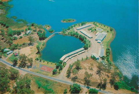 Aerial view Cypress Gardens, Yarrawonga