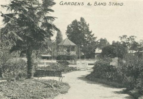 Gardens and Band Stand, Yea