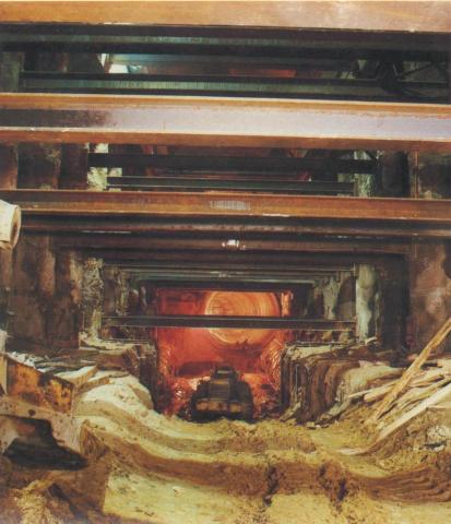 Melbourne Underground Rail Loop, under construction 1971-82