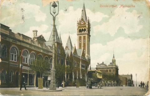 Russell Street, Melbourne, 1907