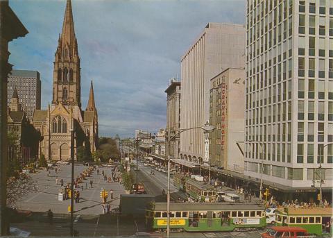 Swanston and Collins Street, Melbourne