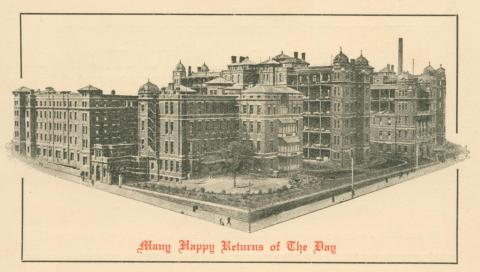 Melbourne Hospital, Swanston Street, Melbourne