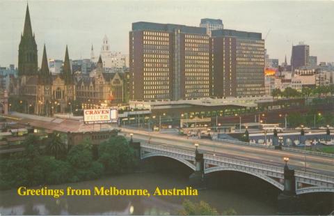 Melbourne at dusk