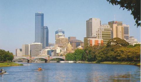 Melbourne city skyline