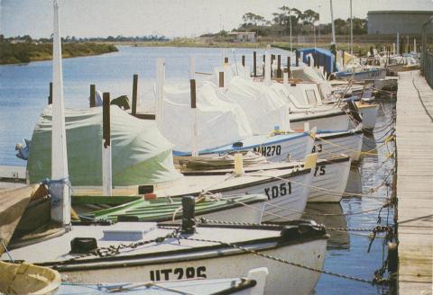 Fishing boats Kororoit Creek, Williamstown North