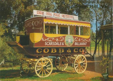 Cobb and Co Coach, Swan Hill Folk Museum