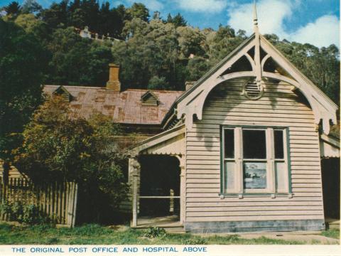 Post office and hospital, Walhalla