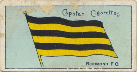 Richmond Football Club, Capstan Cigarettes Card