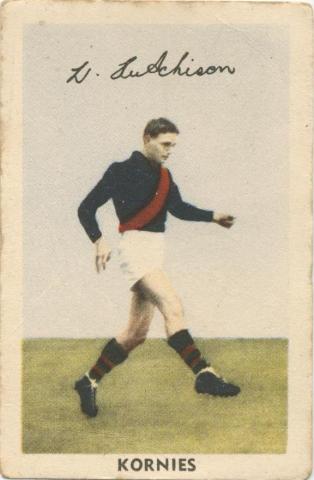 W. Hutchinson, Essendon Football Club, Kornies Card