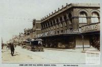 Looking along Sydney Road, Brunswick, c1920