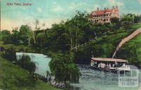 River Yarra, Burnley, c1911