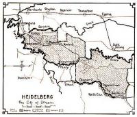 Heidelberg, the City of Streams, 1937