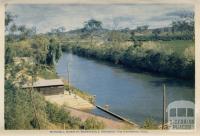 Mitchell River at Bairnsdale Showing the Swimming Pool