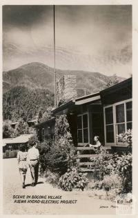 Scene in Bogong Village, Kiewa Hydro-Electric Project