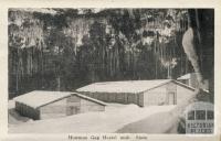 Howman Gap Hostel, under snow, Bogong