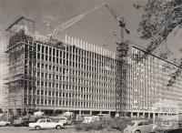 Construction of Humanities building (Robert Menzies Building), Clayton, 1964