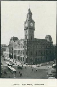 General Post Office, Melbourne, 1918