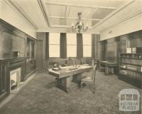 Royal Insurance Building, board room and manager's office, Melbourne, 1940