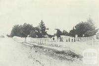 Entrance to Boroondara Cemetery prior to 1895