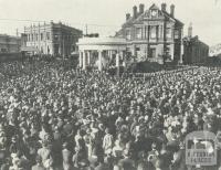 Opening of Kew's first War Memorial