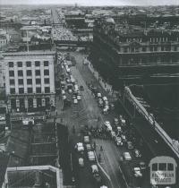 Spencer Street, looking south from Collins Street, 1953