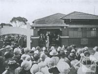 Opening of Thornbury Baby Health Centre, 1927