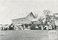 Dedication of Zion Lutheran Church, Arkona, 1924