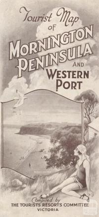 Tourist Map of Mornington Peninsula and Western Port, 1929