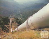 Large pipeline that serves McKay Creek power station, Kiewa, 1971