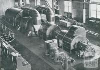 50,000 kilowatt generator, Yallourn power statiion, 1954