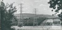 Yallourn-Melbourne electricity transmission lines, 1954