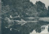 Nug Nug Creek swimming hole, Myrtleford, 1951