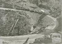 Horse Shoe Bend, Moe-Walhalla Railway, Walhalla, c1910