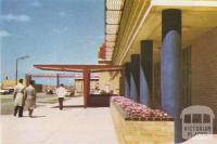 Steel entrance to a modern industrial plant, East Bentleigh, 1958