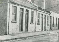 Slum Houses built on allotments with frontage of ten feet, Fitzroy, 1942