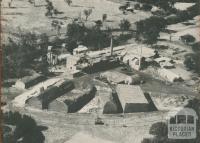 An aerial view of Broadford Mill, 1950