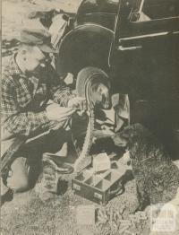 The opening of duck hunting season, Kerang, 1950