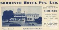 Sorrento Hotel, 1949