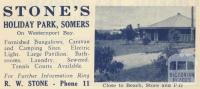 Stone's Holiday Park, Somers, 1949