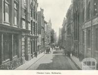 Flinders Lane, Melbourne, 1900