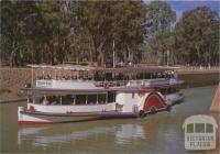 P.S. Melbourne leaving Lock II, Mildura