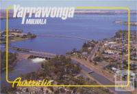 Aerial view of Lake Mulwala and Yarrawonga Weir on the Murray River