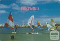 Sailboarding at Portland Town Beach